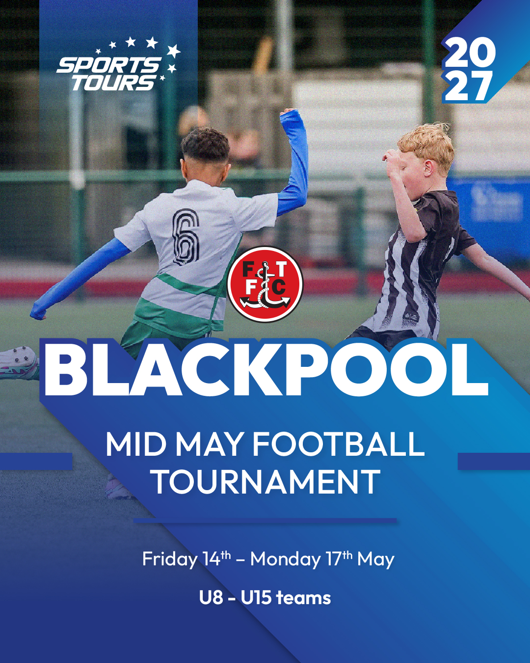 Blackpool Mid May Football Tournament flyer
