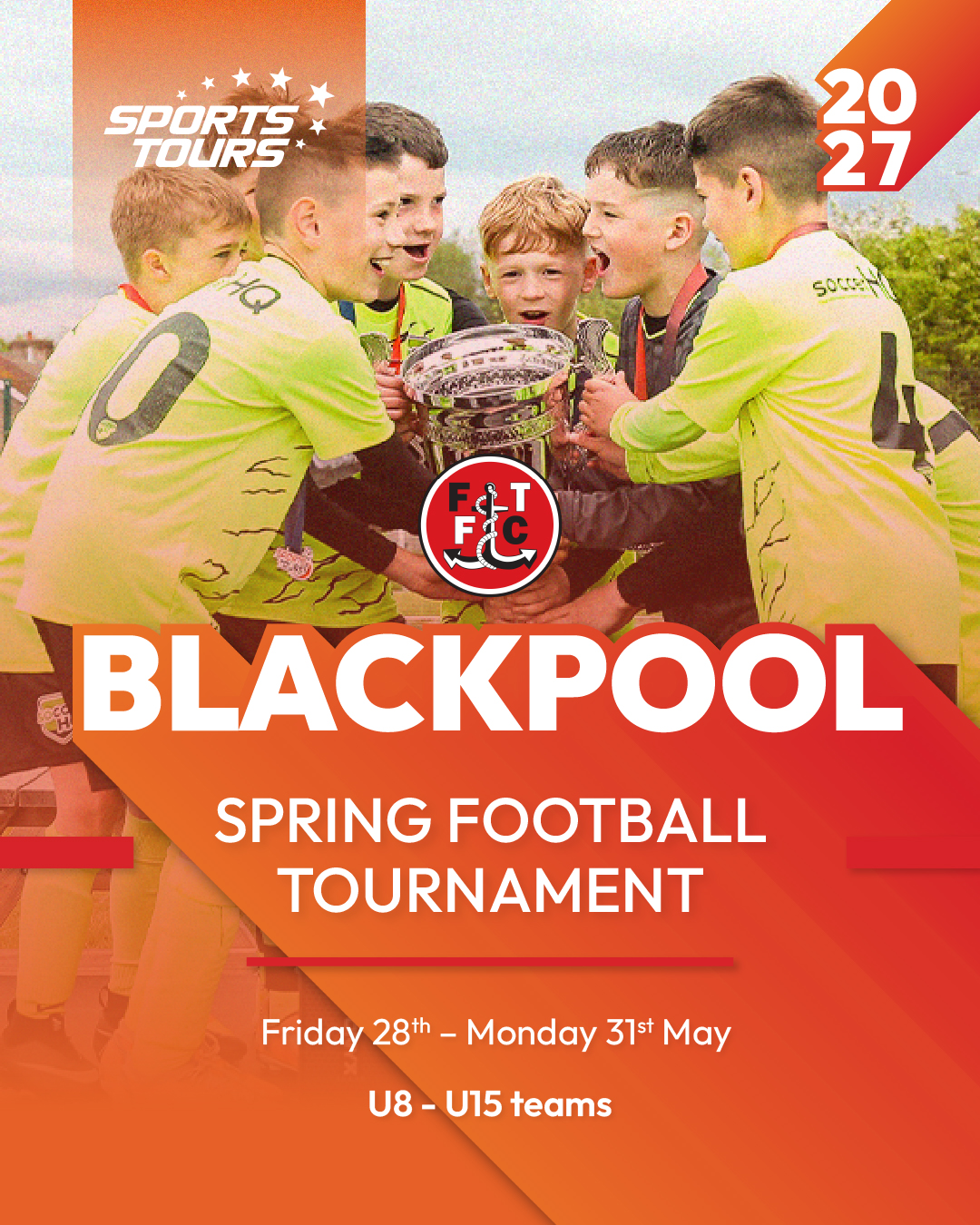 Blackpool Spring Football Tournament flyer