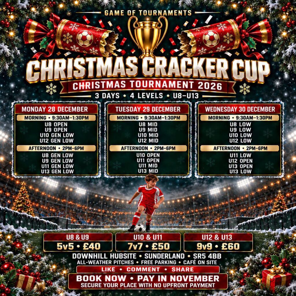 Christmas Cracker Cup – Christmas Tournament 2026 flyer