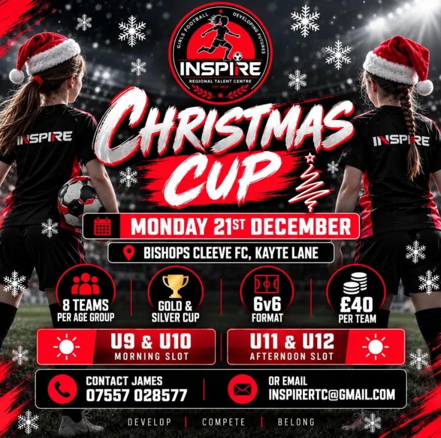 Inspire RTC Christmas Cup flyer