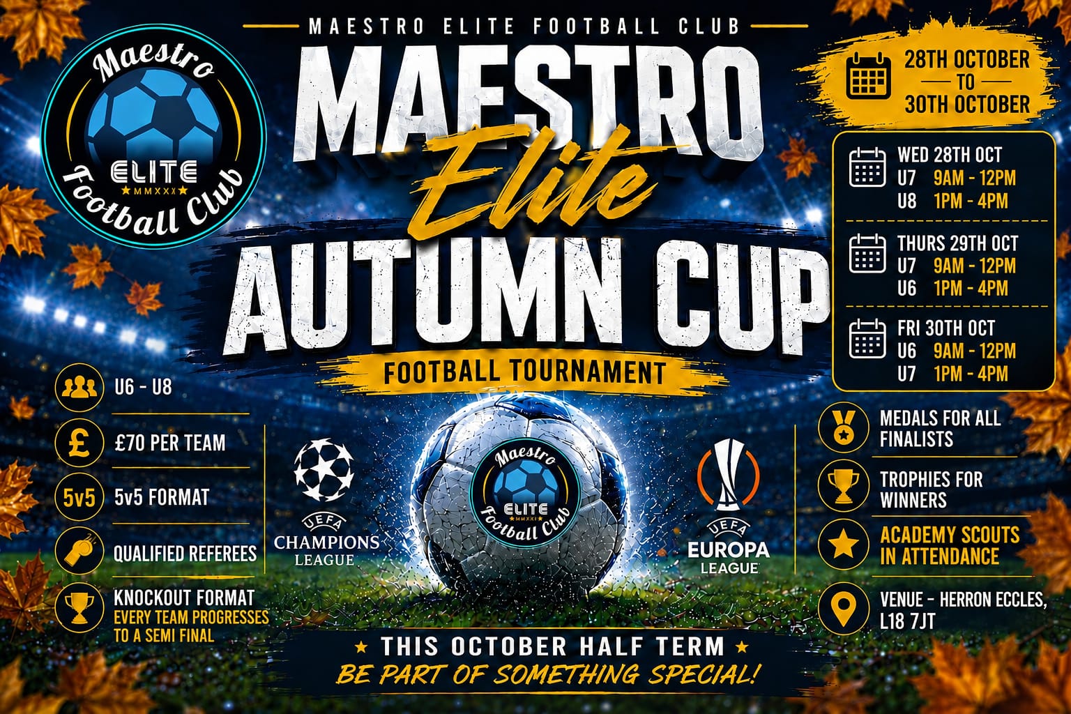 Maestro Elite Autumn Cup flyer