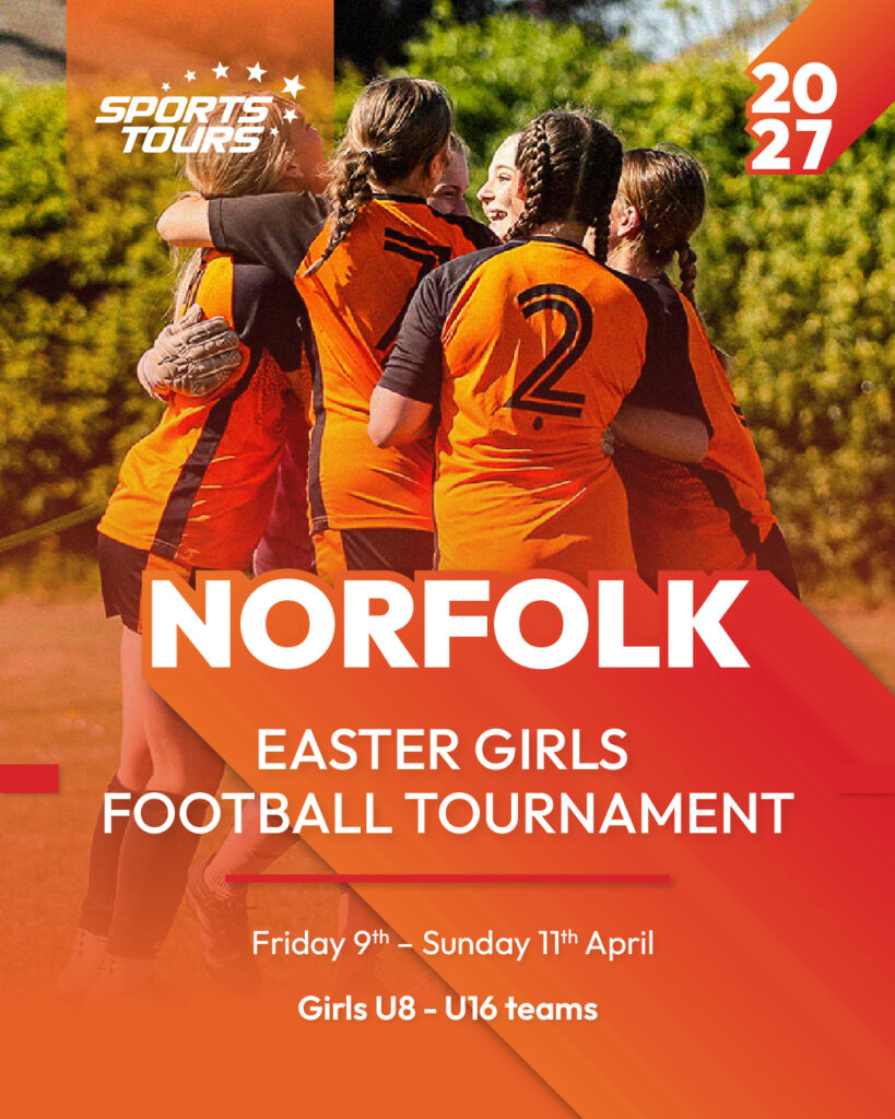 Norfolk Easter Girls Football Tournament flyer