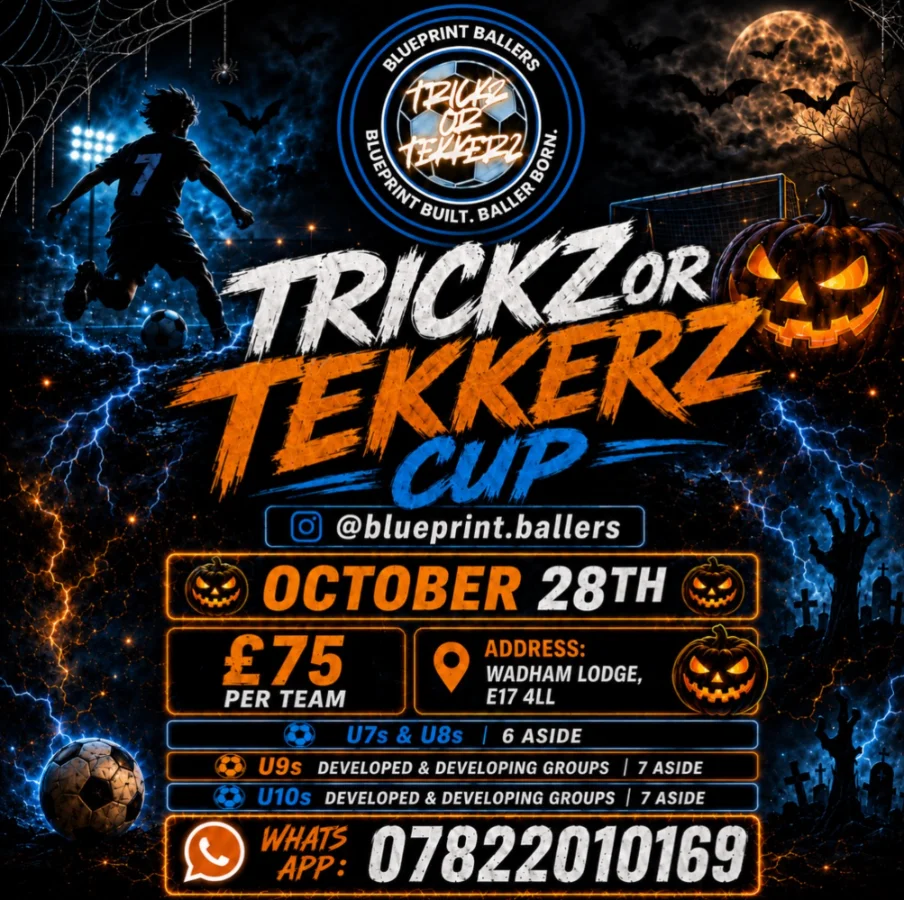 Trickz or Tekkerz Cup flyer