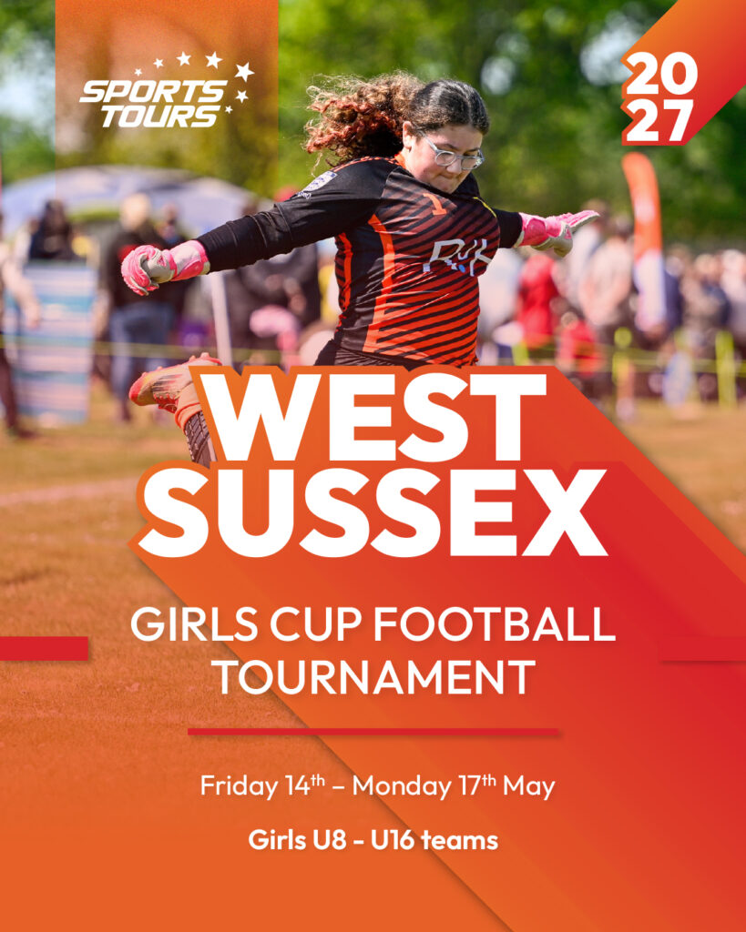 West Sussex Girls Football Tournament flyer